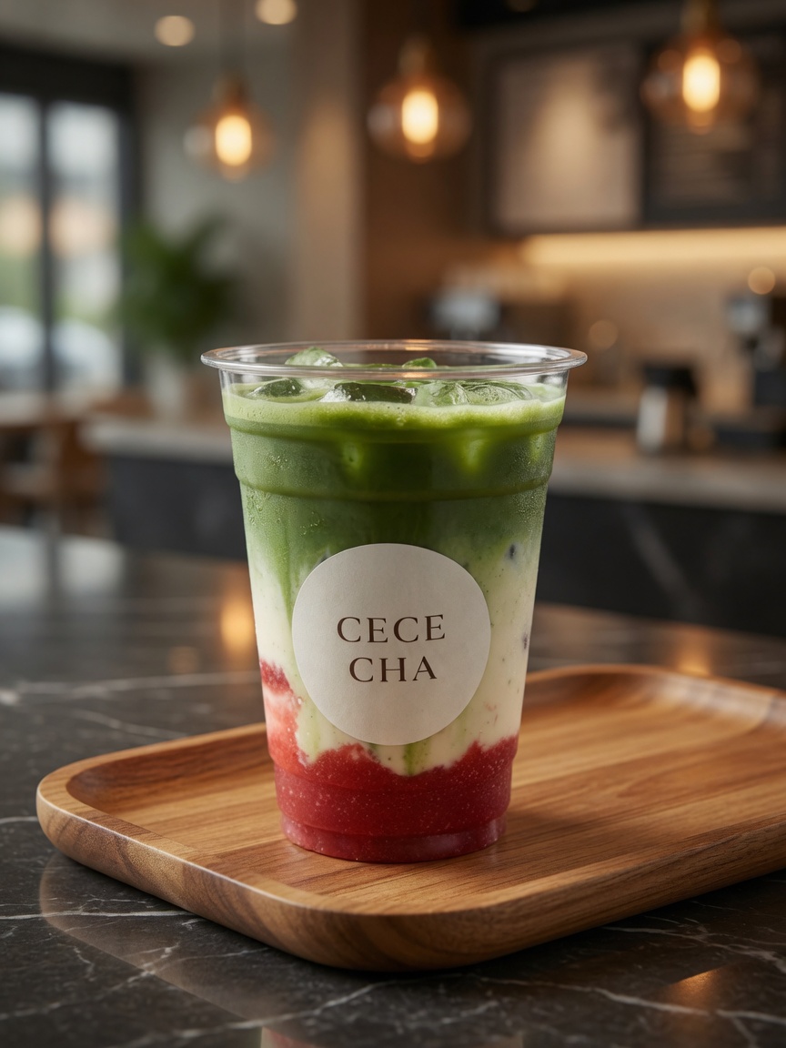 CECE CHA Strawberry Matcha